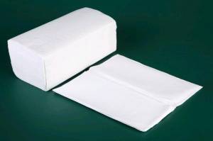 Полотенца бумажные листовые Терес 200л (21*23см) 1х-слойные Z-сложения (кратно 15)