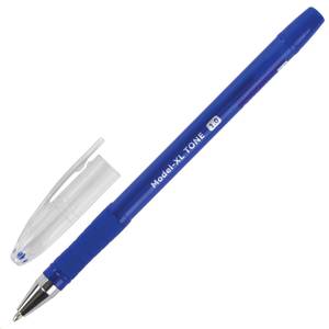 Ручка шариковая масляная с грипом BRAUBERG Model-XL Tone 0,35мм узел 1,0мм, линия письма 0,5мм