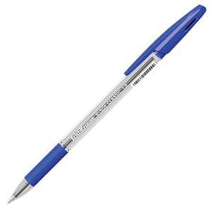 Ручка шариковая с грипом Erich Krause R-301 Grip корпус прозрачный, узел 1мм, линия письма 0,5мм