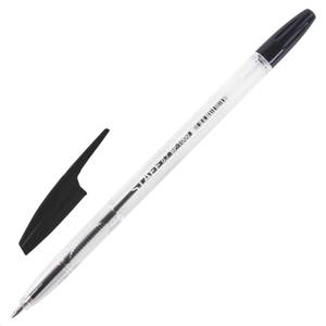Ручка шариковая STAFF BP-1000 корпус прозрачный, узел 0,7мм, линия письма 0,35 мм