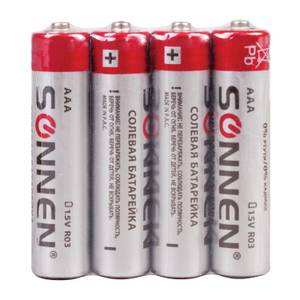 Батарейка Sonnen AAA (R03, 24A) (спайка 4шт)
